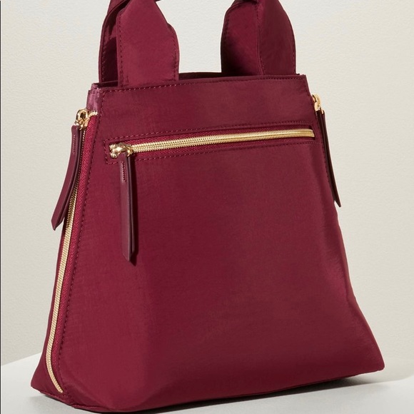 💫Host Pick💫Stella & Dot Zip it Crossbody in Oxblood NWT - Picture 6 of 11